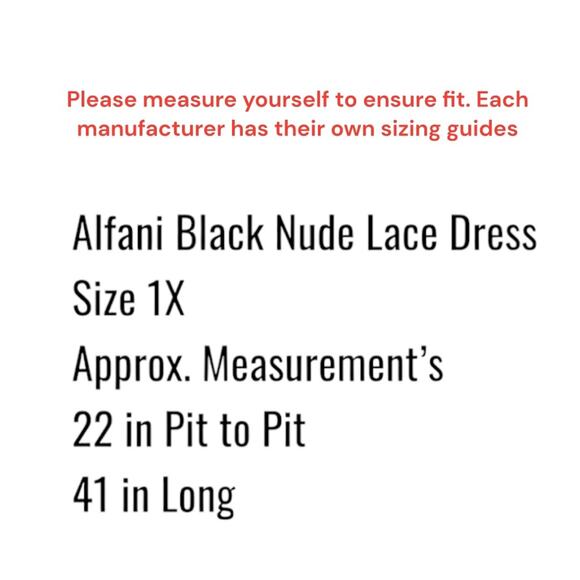 Alfani Black Geo Lace Mesh Overlay Plus Size 1X Sleeveless A-Line Dress - Picture 4 of 9